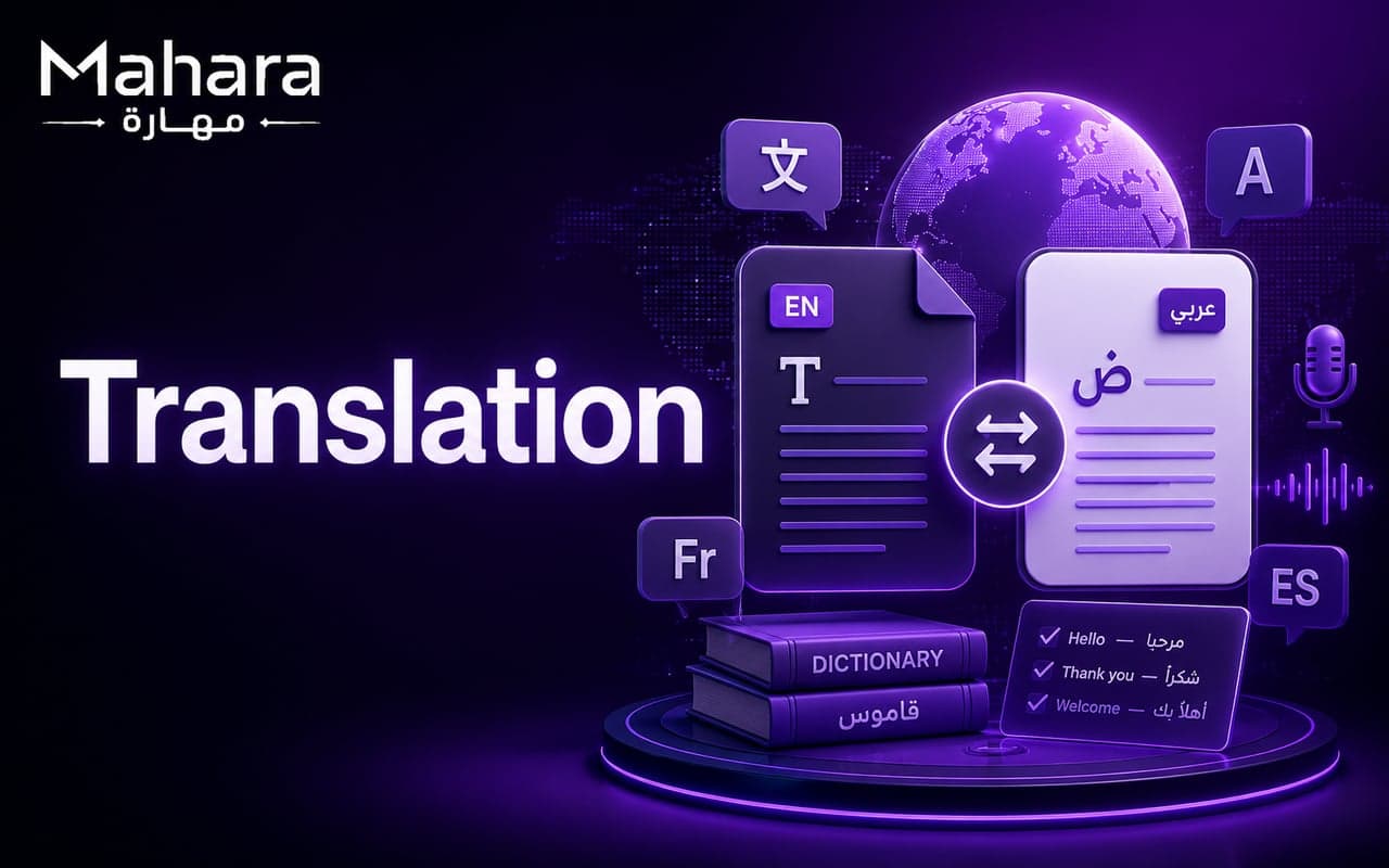 ترجمة احترافية من العربية إلى الإنجليزية والعكس