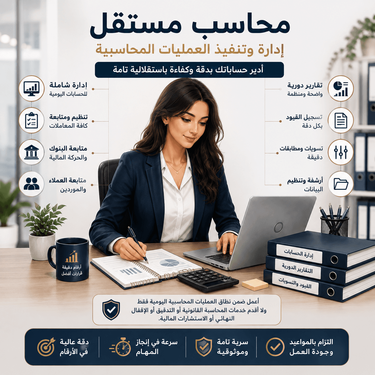 خدمات المحاسبة وادارة حسابات