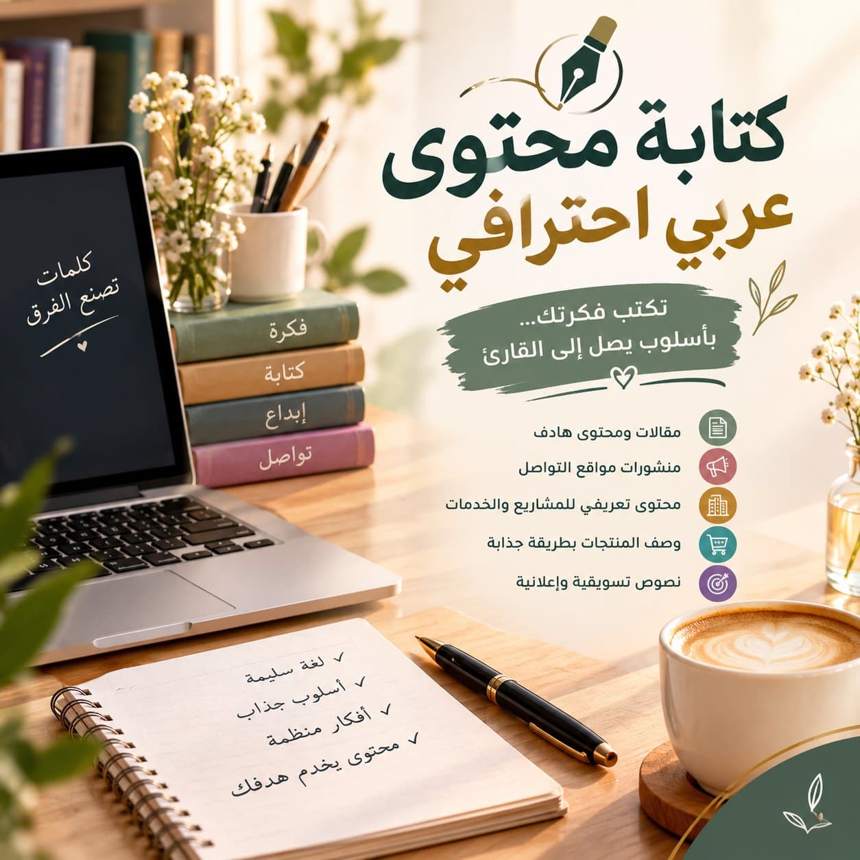 سأكتب لك محتوى عربيًا احترافيًا و جذابًا يناسب جمهورك و هدفك