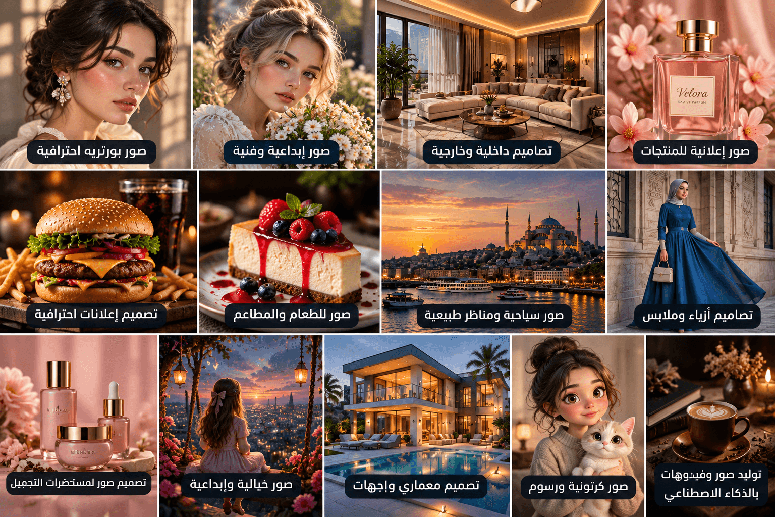 توليد وتصميم صور وفيديوهات إبداعية بالذكاء الاصطناعي