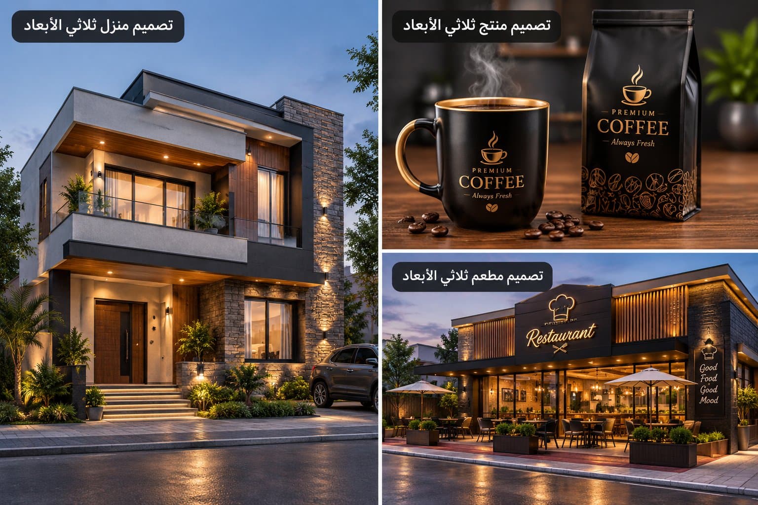 تصميم مجسمات ومنتجات ثلاثية الأبعاد باحترافية