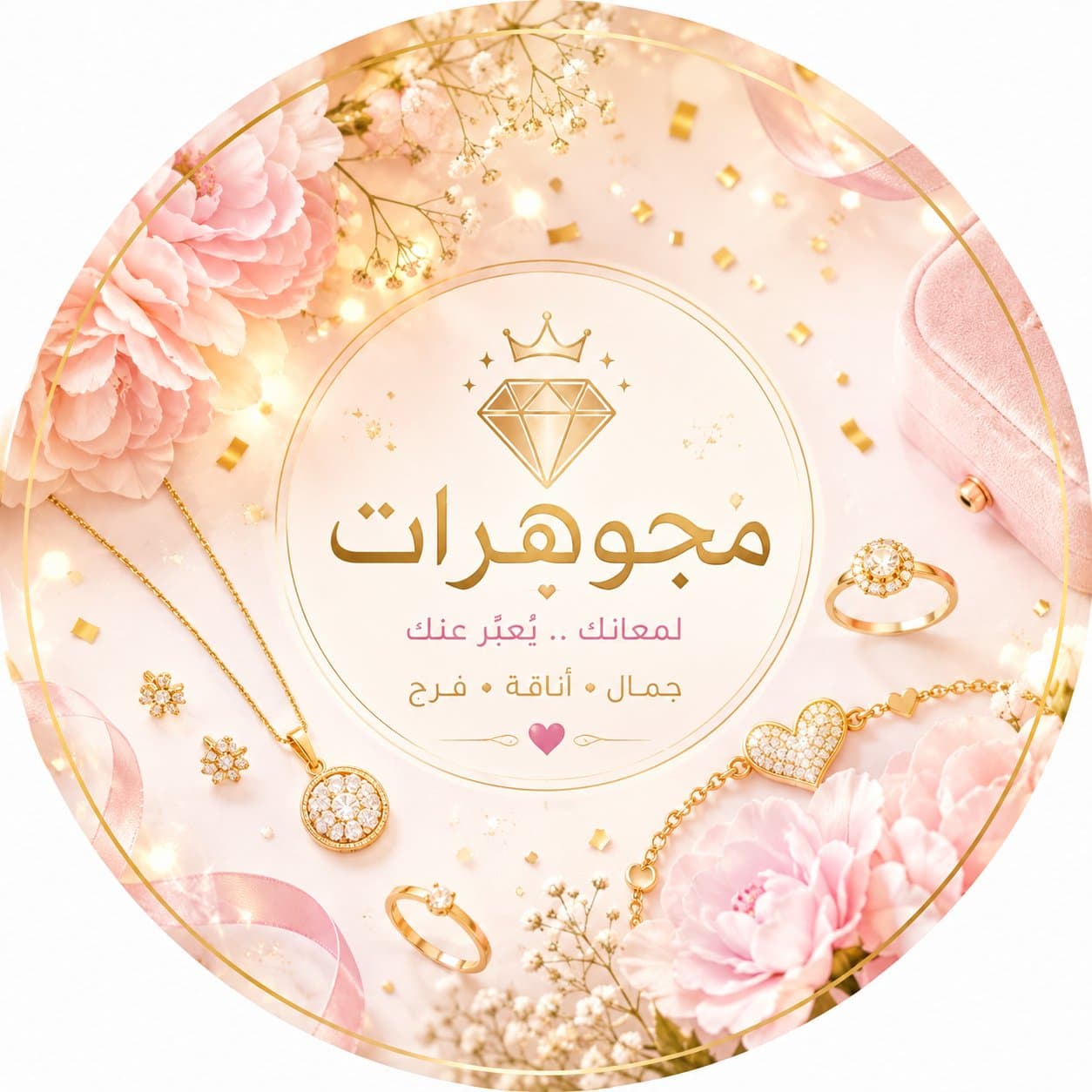 تصميم مجوهرات أنيق ومميز حسب طلبك أو من خيالي