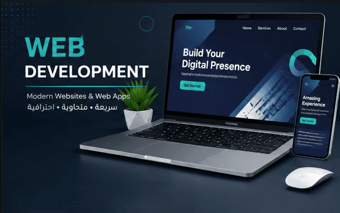 سأطور لك موقع ويب احترافي سريع ومتجاوب مع جميع الأجهزة