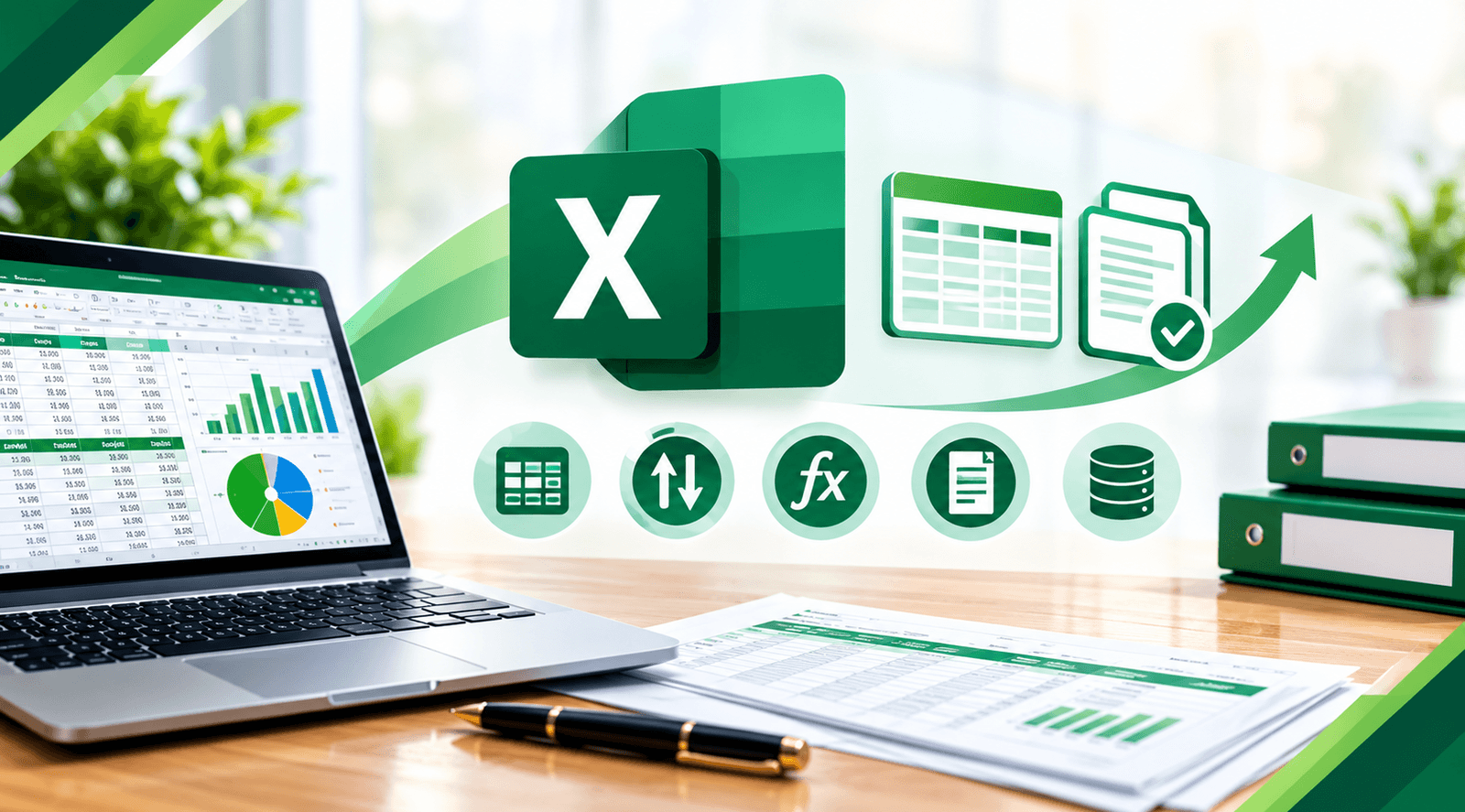 إدخال البيانات وتنظيمها على Excel بدقة واحترافية