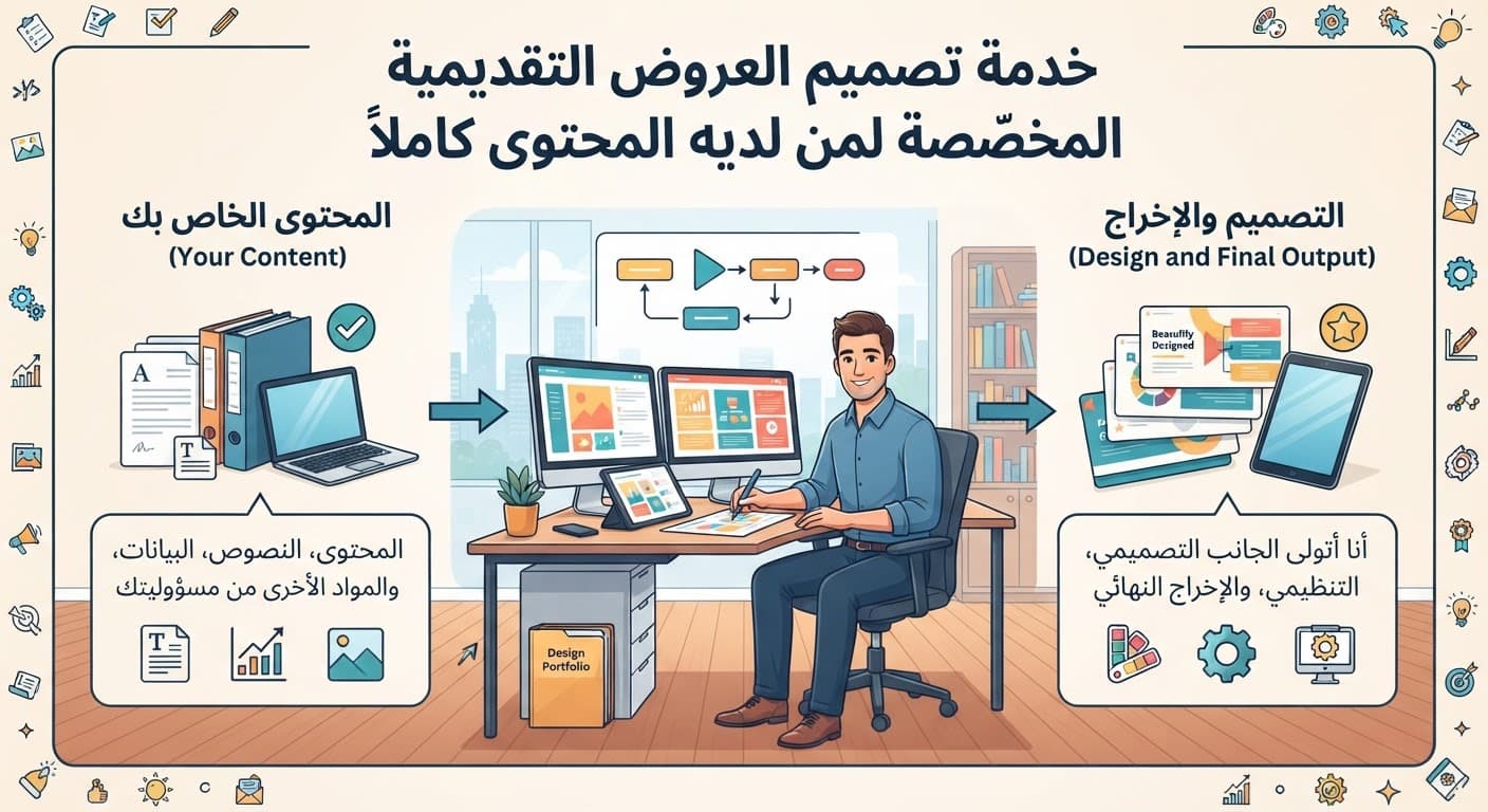 تصميم عروض تقديمية احترافية