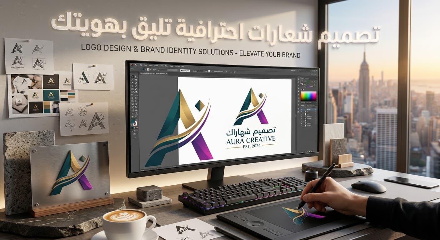 تصميم شعارات احترافية ومميزة لعلامتك التجارية! بدك شعار يلفت الانتباه ويعطي مشروعك هوية احترافية؟ 🔥 أنا بساعدك بتصميم ش