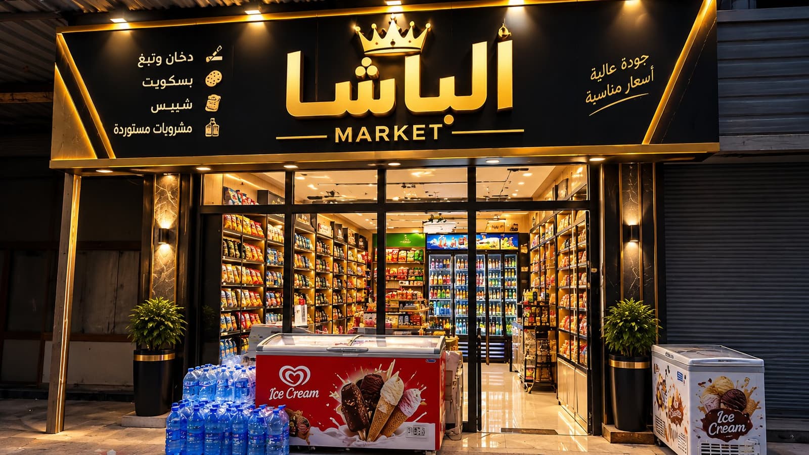 تصميم شعارات احترافية للمحلات التجارية والمطاعم باستخدام الذكاء الاصطناعي.
