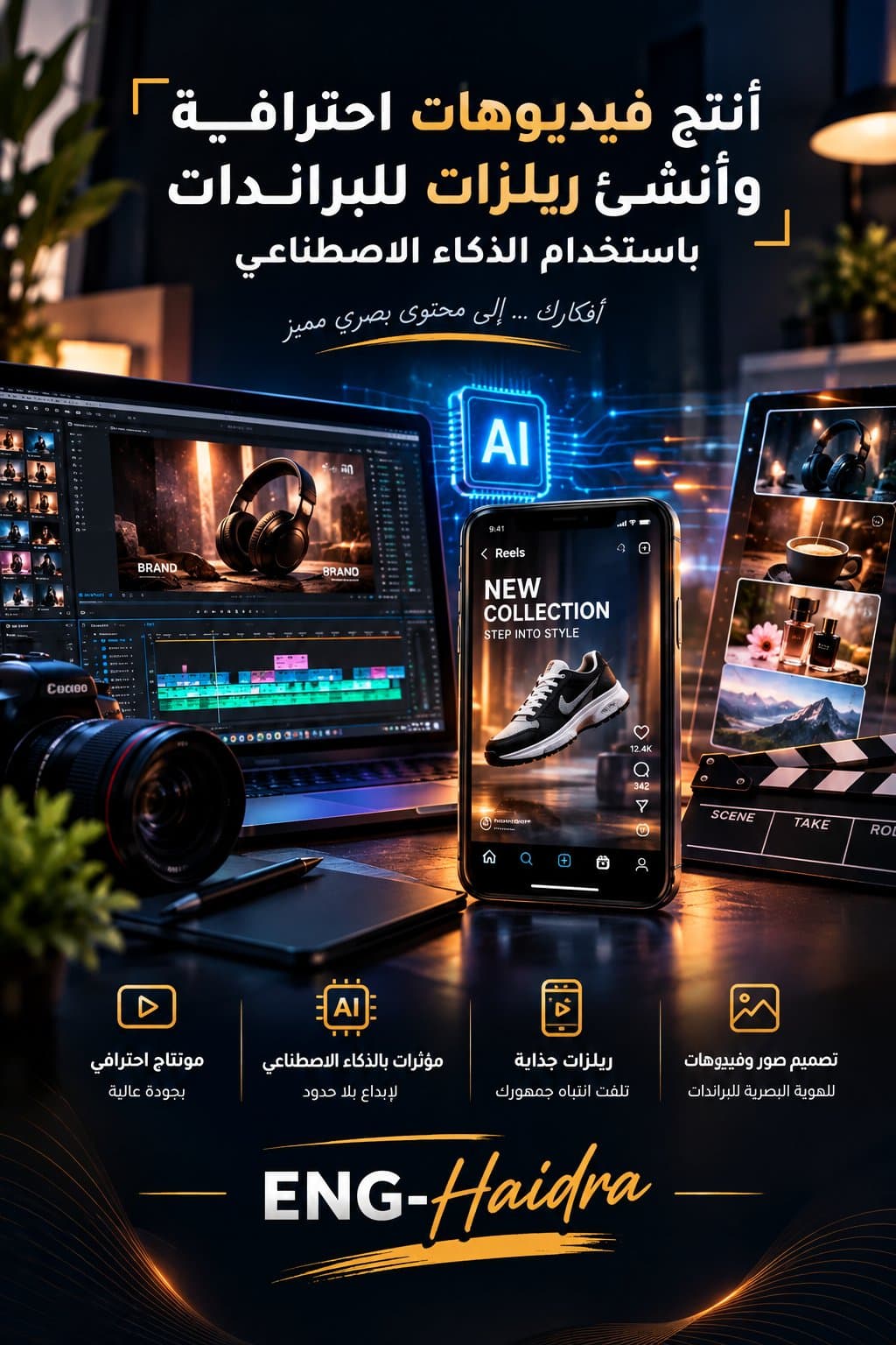 مونتاج ريلزات وانشاء شوتلت باستخدام الذكاء الاصطاعي
