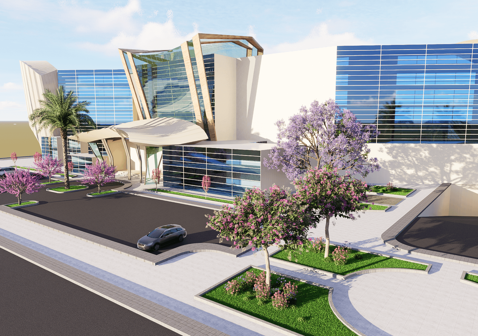 تصميم ثري دي معماري واظهاره بواسطة D5 Render