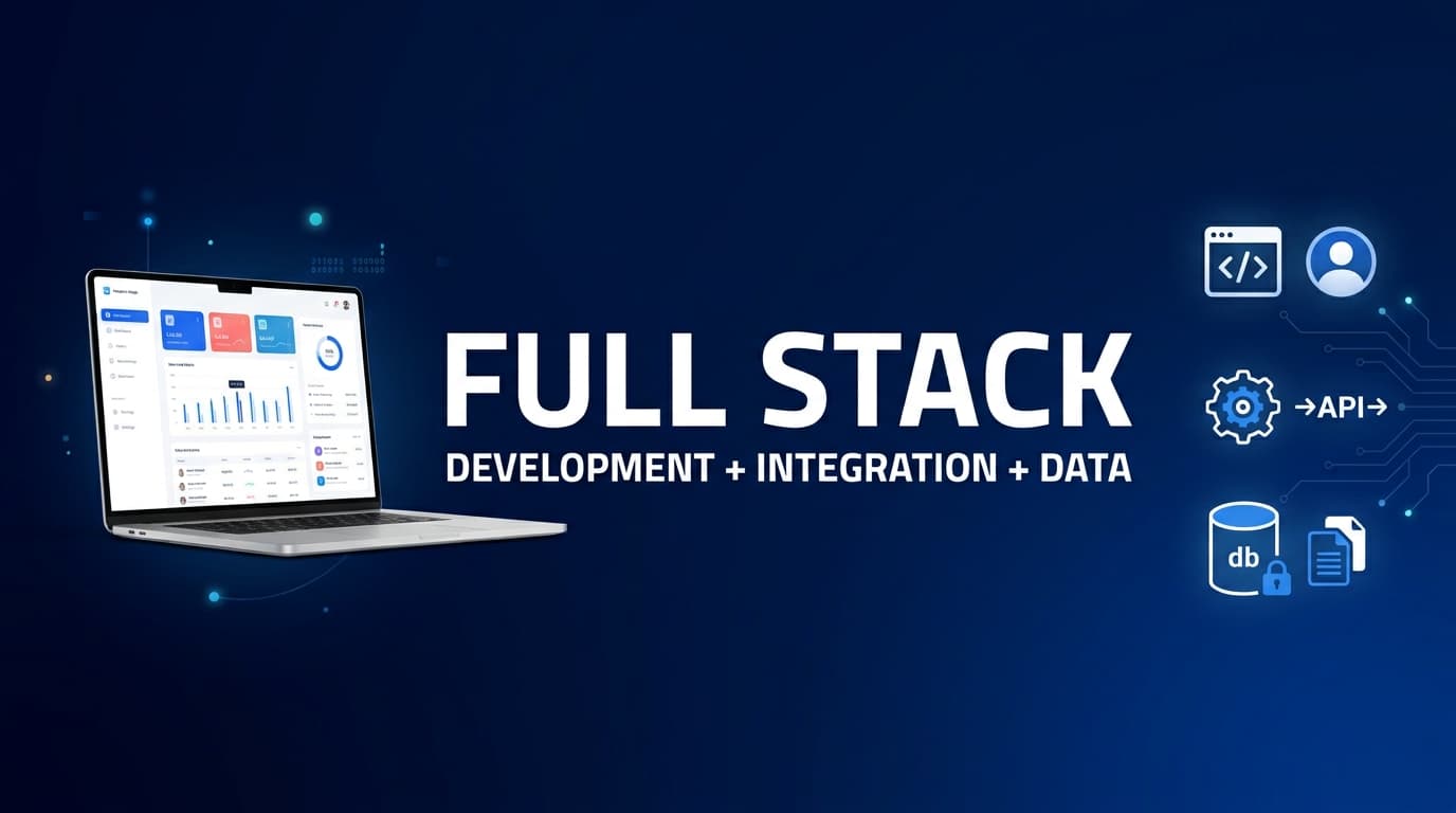 أبني لك موقع أو تطبيق ويب Full Stack من الواجهة حتى قاعدة البيانات