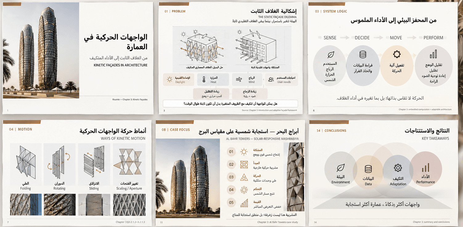 تصميم وإعادة تصميم عروض PowerPoint احترافية وجذابة