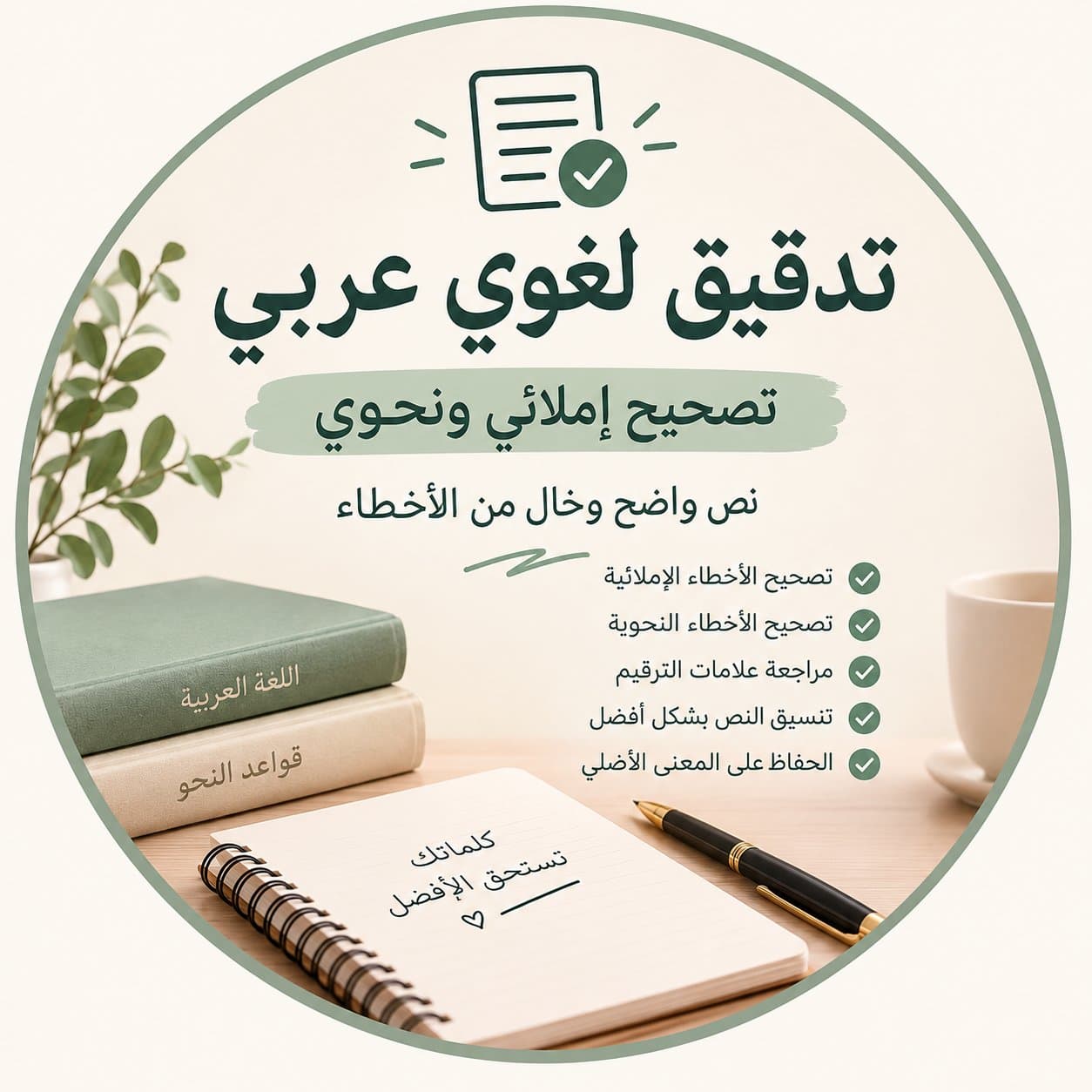 تدقيق وتصحيح النصوص العربية إملائيًا ونحويًا