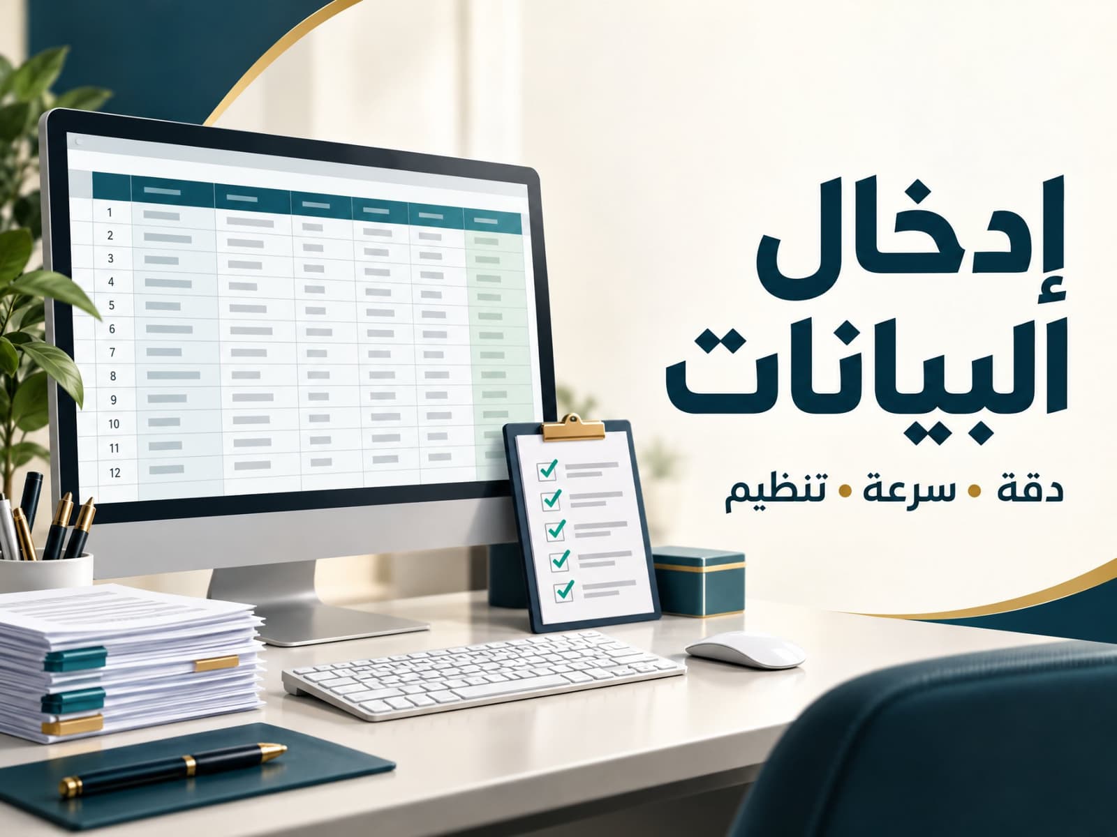 أدخل لك بياناتك في Excel وWord بدقة وسرعة وتنسيق مرتب