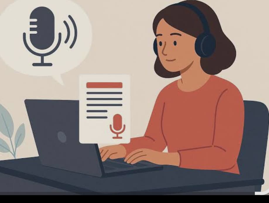 تفريغ الملفات الصوتية وتحويلها إلى نصوص مكتوبة