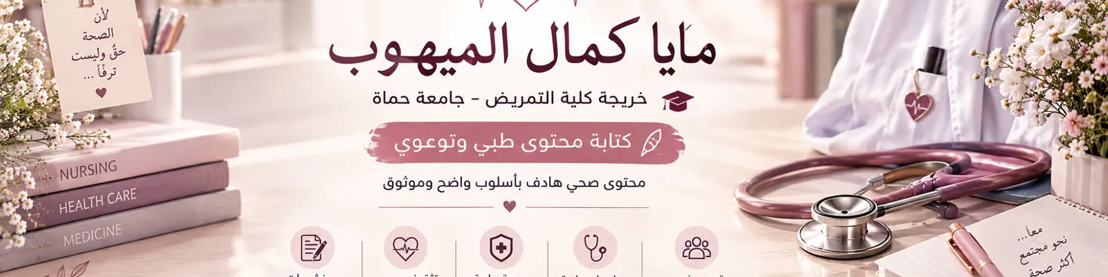 غلاف مايا كمال الميهوب
