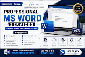 تنسيق مستندات Word احترافي
