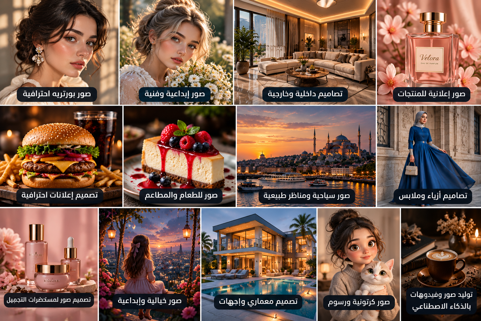 توليد وتصميم صور وفيديوهات إبداعية بالذكاء الاصطناعي