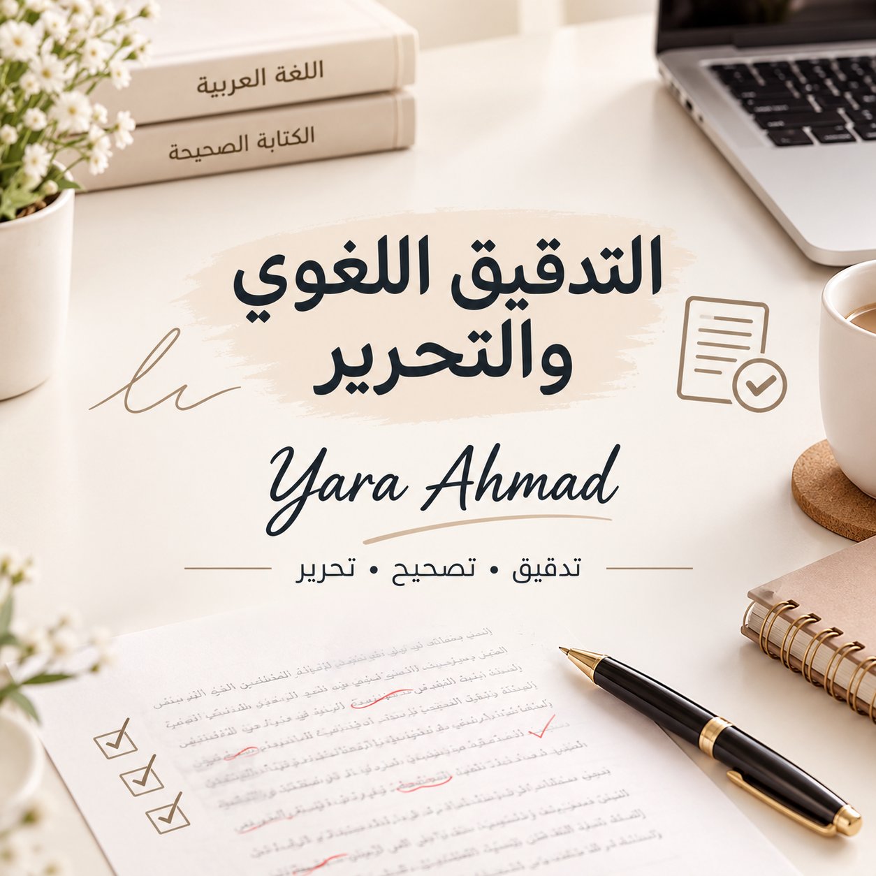 تدقيق لغوي وتحرير احترافي للنصوص العربية