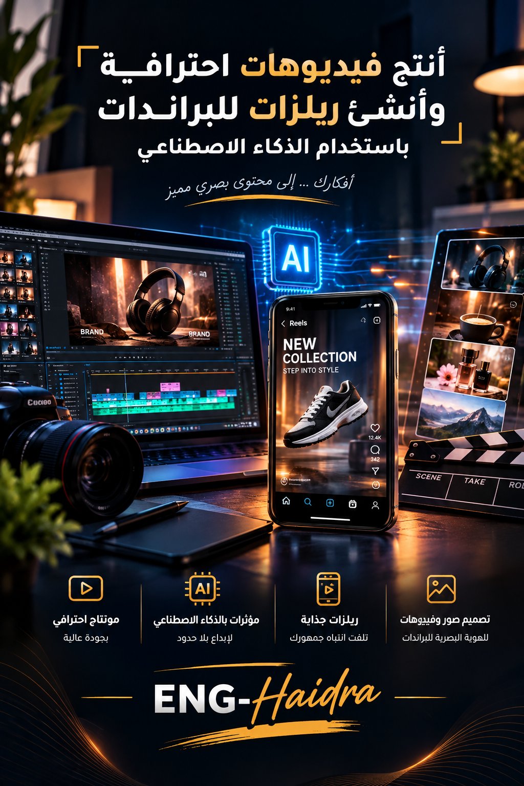 مونتاج ريلزات وانشاء شوتلت باستخدام الذكاء الاصطاعي