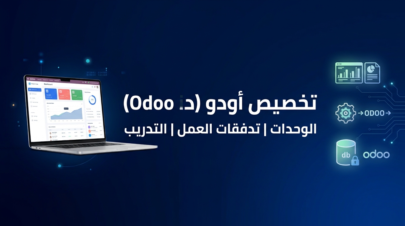 أخصص لك نظام Odoo حسب شغلك مع تركيب وتدريب على الاستخدام