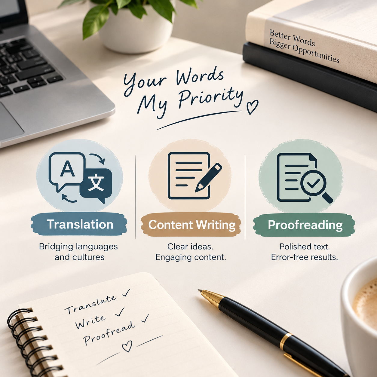 ترجمة احترافية من الإنجليزية إلى العربية